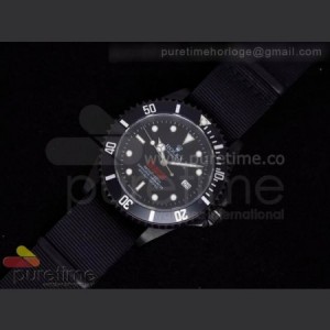 Rolex Pro Hunter SeaDweller PVD Black Dial on Military Strap A2836 And sku5023