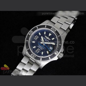 Breitling SuperOcean Abyss Automatic 44mm Blue Noob Best Edition on SS Bracelet sku0896