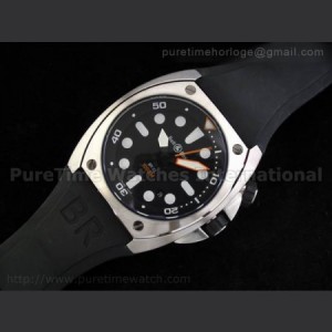 Bell Ross BR 02 Pro Dial Steel A2813 on Rubber Strap sku0499