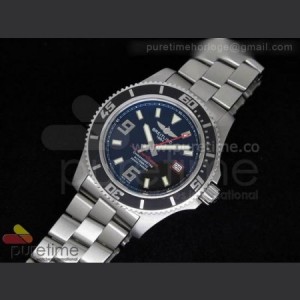Breitling SuperOcean Abyss Automatic 44mm Red Noob Best Edition on SS Bracelet sku0900