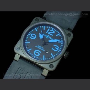 Bell Ross BR 03 92 Blue Dial PVD Limited Edition And sku0449