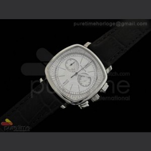 Patek Philippe Ladies Complicated Watches 7071 SS Quartz White on Black Strap sku7433