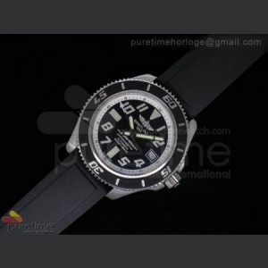 Breitling BEZ SuperOcean 42mm White Ultimate Edition on Diver Pro Rubber Strap sku0692