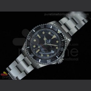 Rolex Vintage Sea Dweller 1665 Double Red Yellow Lume Dial A21J sku5121
