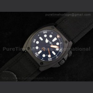 Bell Ross BR 02 Pro Dial Carbon Finish A2813 on Nylon Strap sku0485