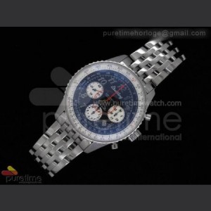 Breitling Montbrillant 01 Chronograph Limited Edition SS Black Numeral Dial on SS Bracelet sku0845