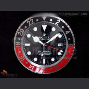 Rolex GMT Master II 16570 Black And Red Style Wall Clock sku5036