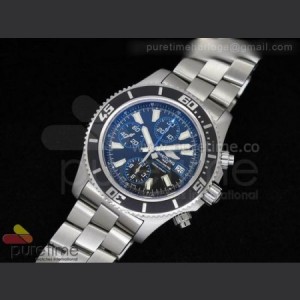 Breitling SuperOcean Abyss Chronograph 44mm Blue Noob Best Edition on SS Bracelet sku0907