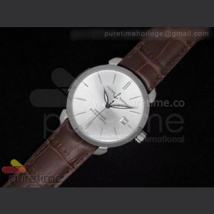 ULYSSE NARDIN Classico SS Silver Dial on Brown Leather Strap A25J sku4018