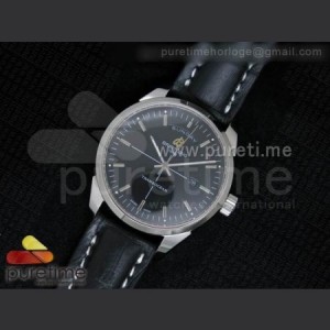 Breitling TransOcean SS 44mm Black Dial on Black Leather Strap A2824 sku0958