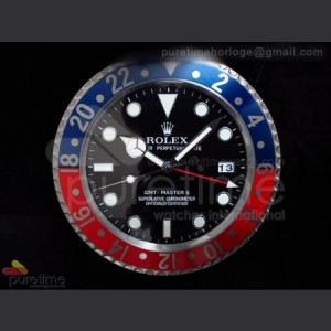 Rolex GMT Master II 16570 Blue And Red Style Wall Clock sku5038