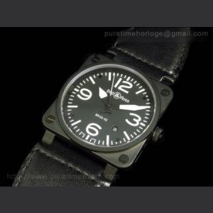 Bell Ross BR 03 92 Black Dial PVD And sku0445