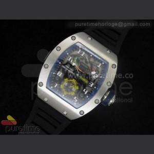 Richard Mille RM036 SS And Blue on Rubber Strap A23J sku5637