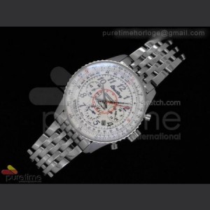 Breitling Montbrillant 01 Chronograph Limited Edition SS White Numeral Dial on SS Bracelet sku0849