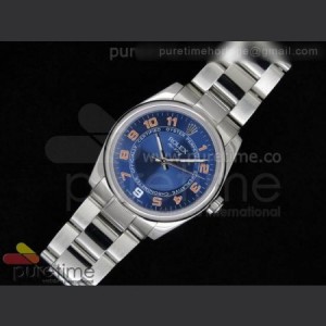 Rolex Airking 36mm SS Blue Numeral Dial on Oyster Bracelet sku7524