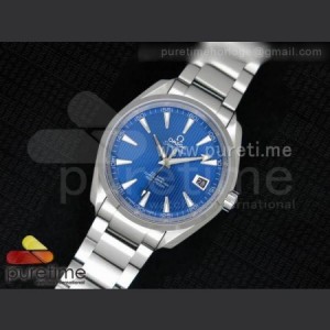Omega Aqua Terra 150M SS Best Edition Blue Textured Dial on SS Bracelet A8500 sku6155