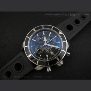 Breitling Super Ocean Heritage Chronograph Black V3 OR Rubber sku0988